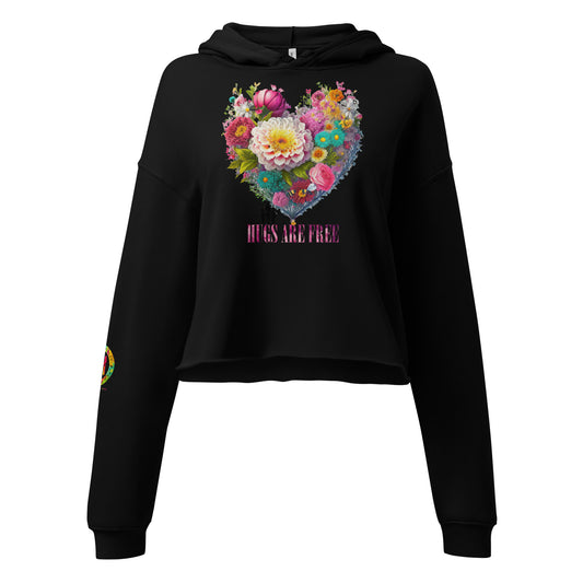 Mama Chic: Celebrating Mothers Women’s Crop Hoodie