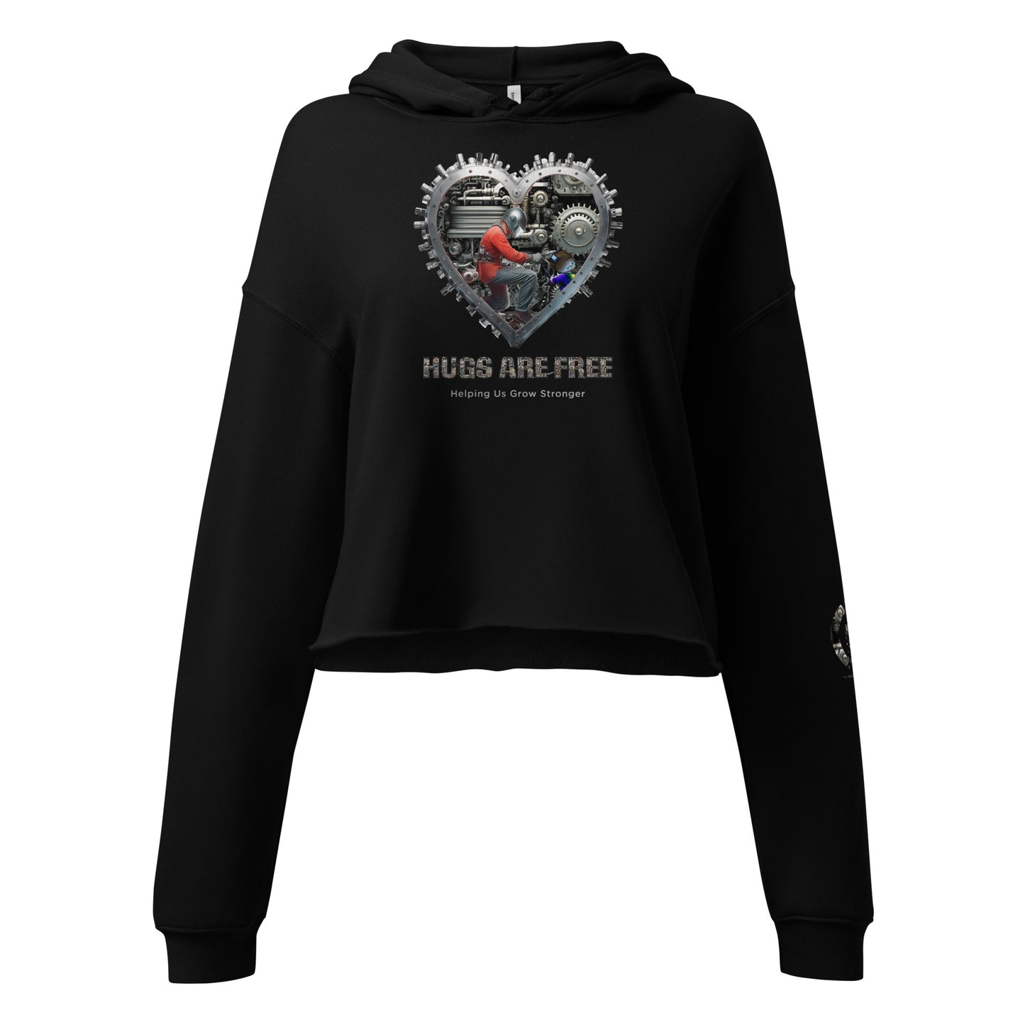 Father's Day Women’s Crop Hoodie