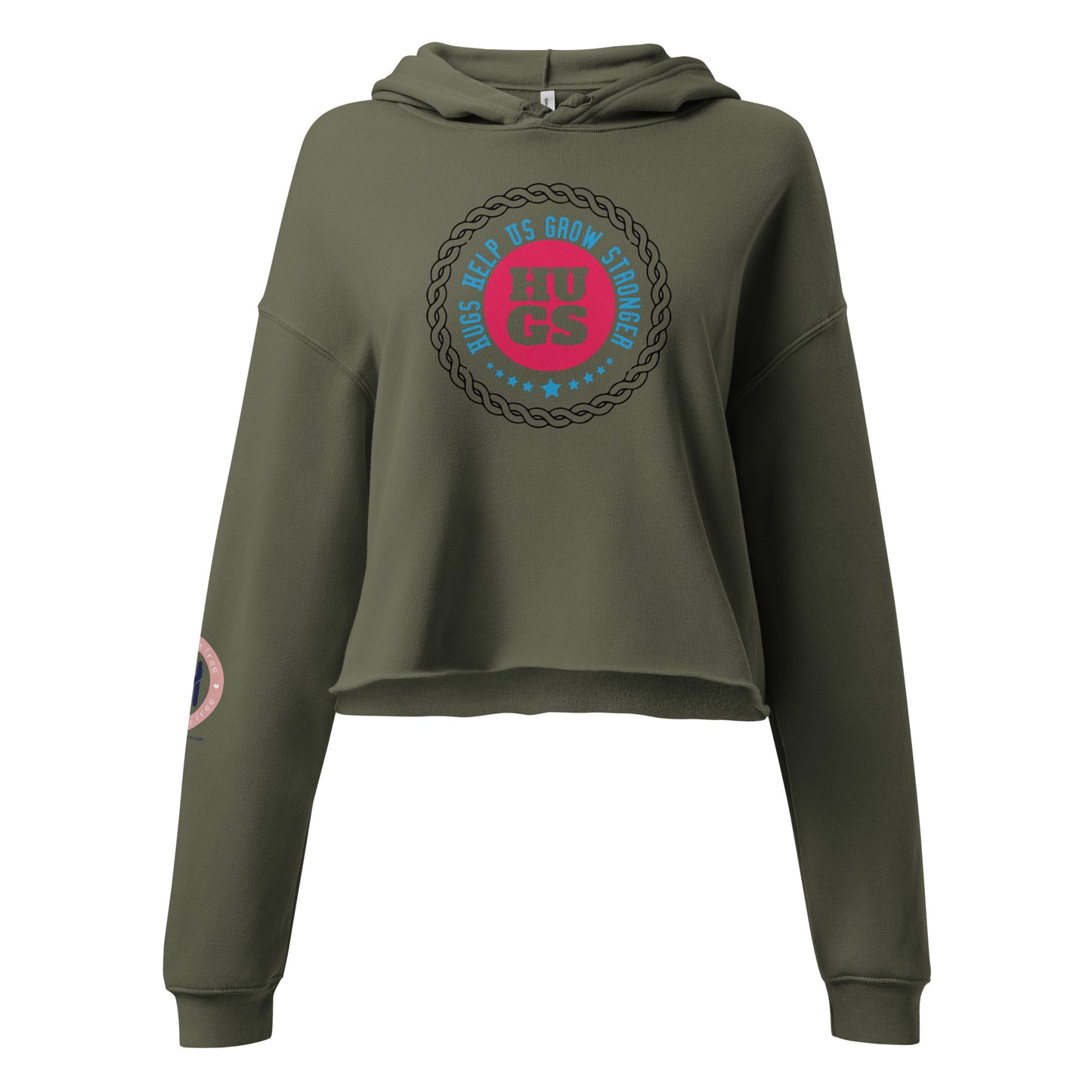 Stylish Links: Hugs Are Free Crop Hoodie