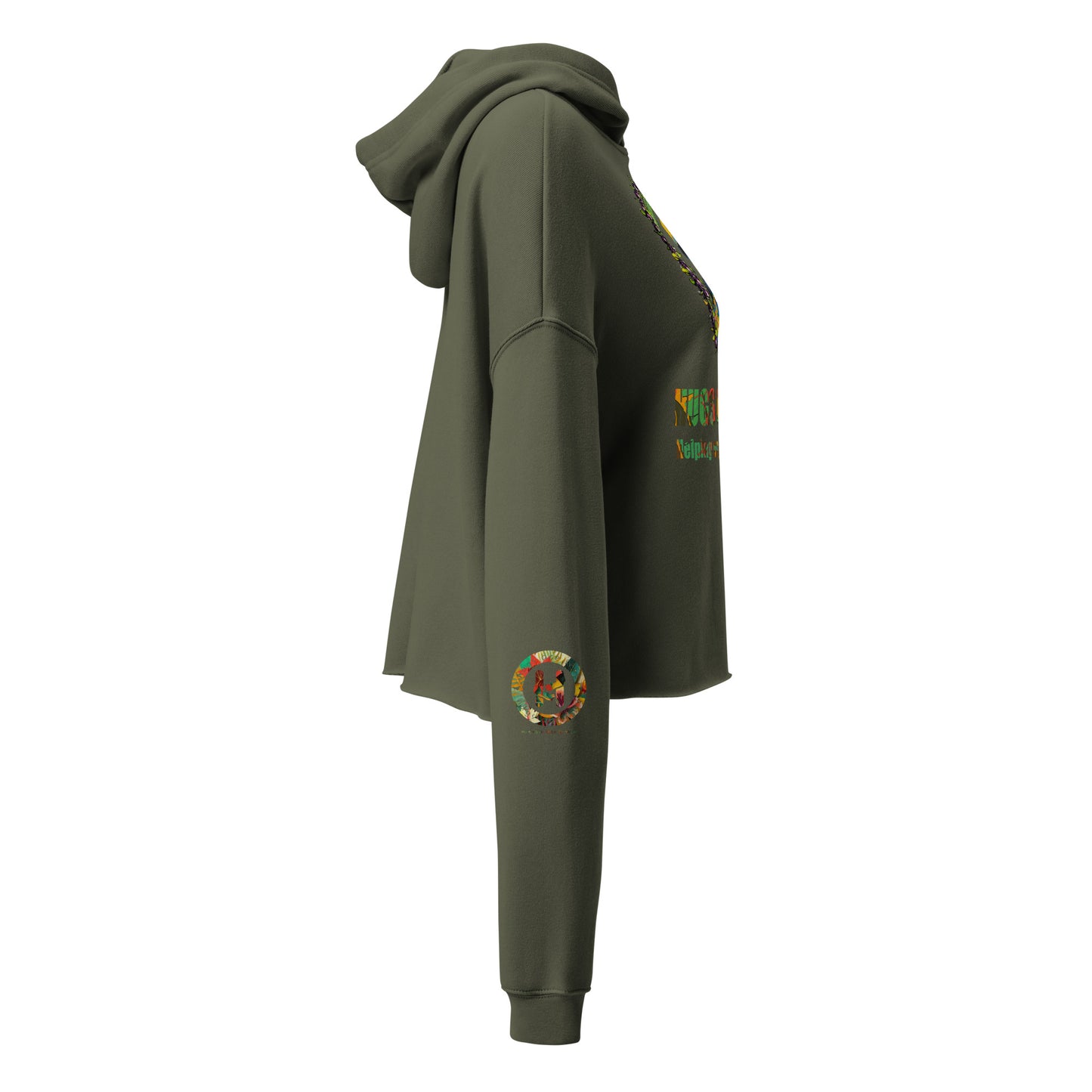 Radiance of Resilience: Women’s Crop Hoodie