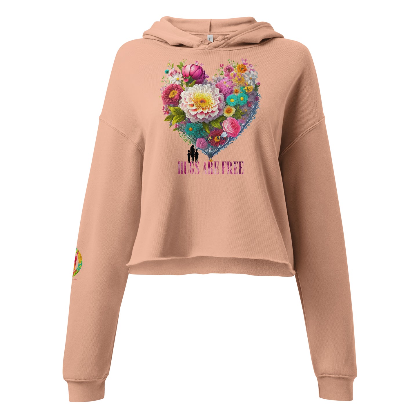 Mama Chic: Celebrating Mothers Women’s Crop Hoodie