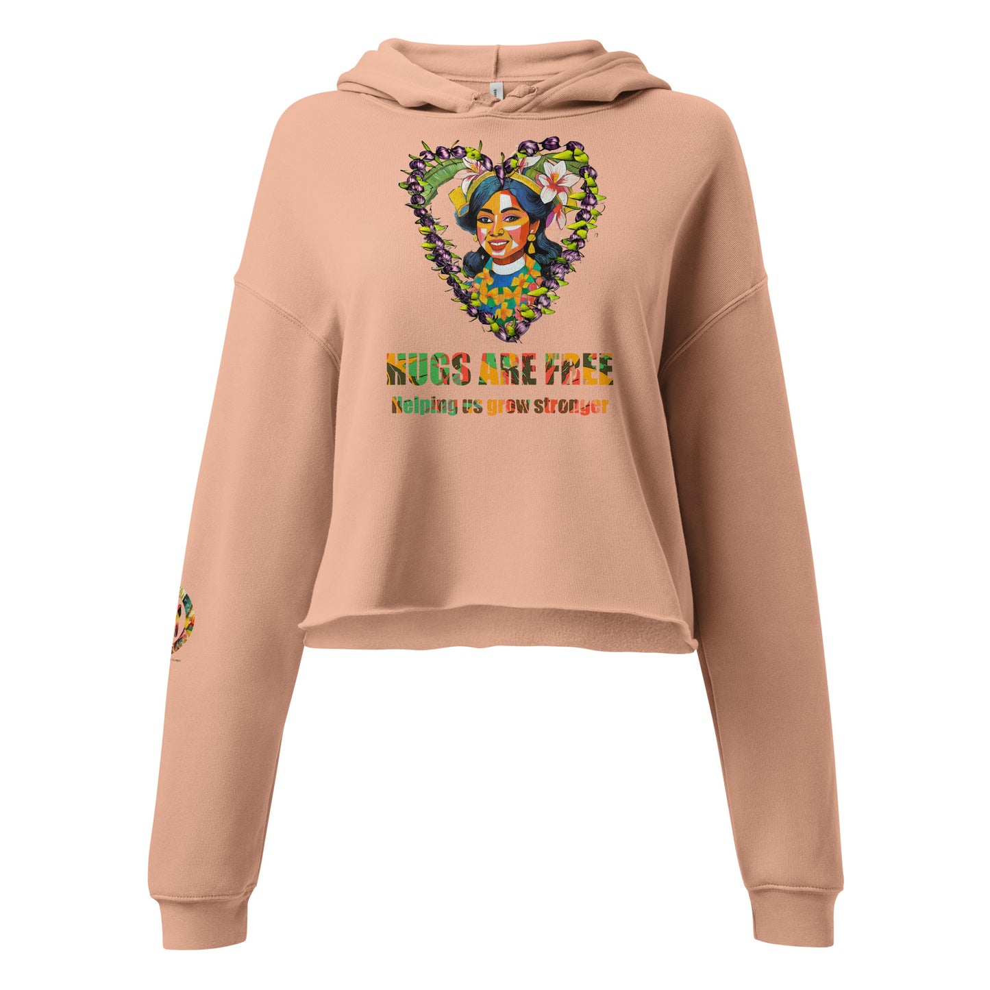 Radiance of Resilience: Women’s Crop Hoodie