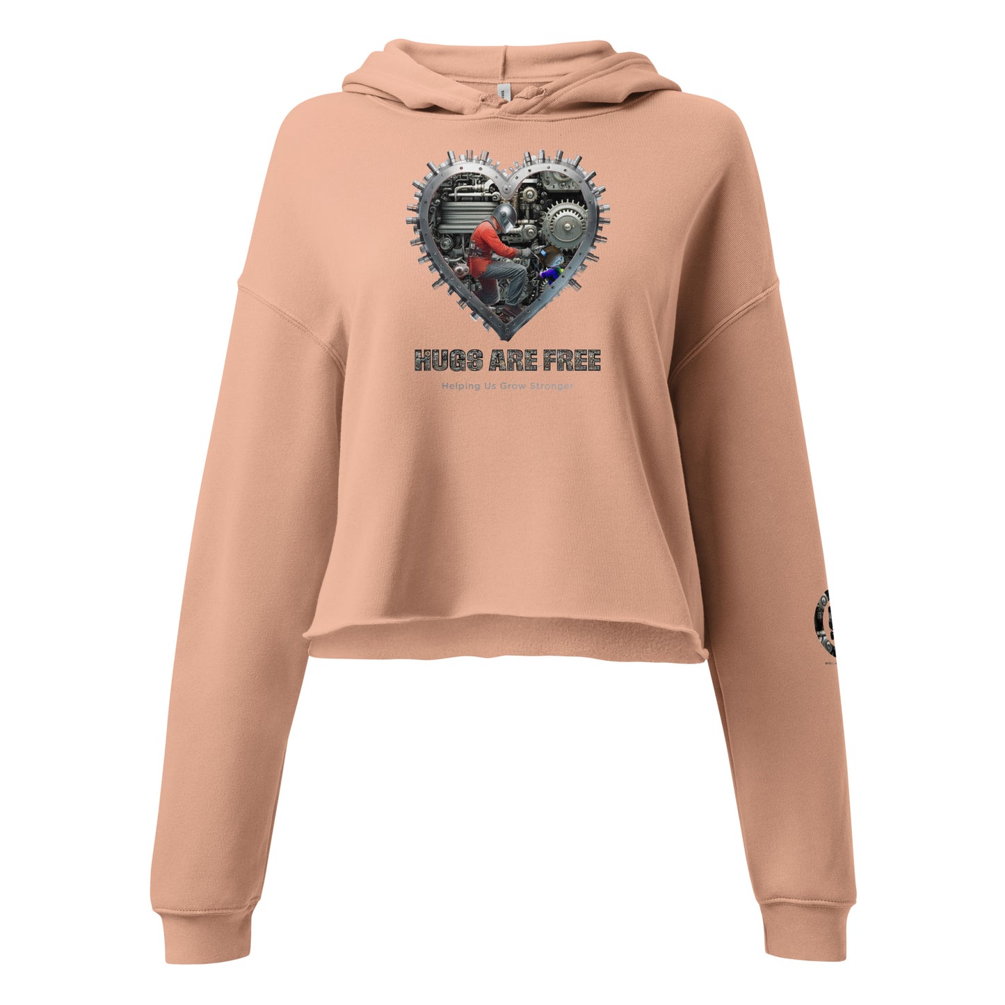 Father's Day Women’s Crop Hoodie