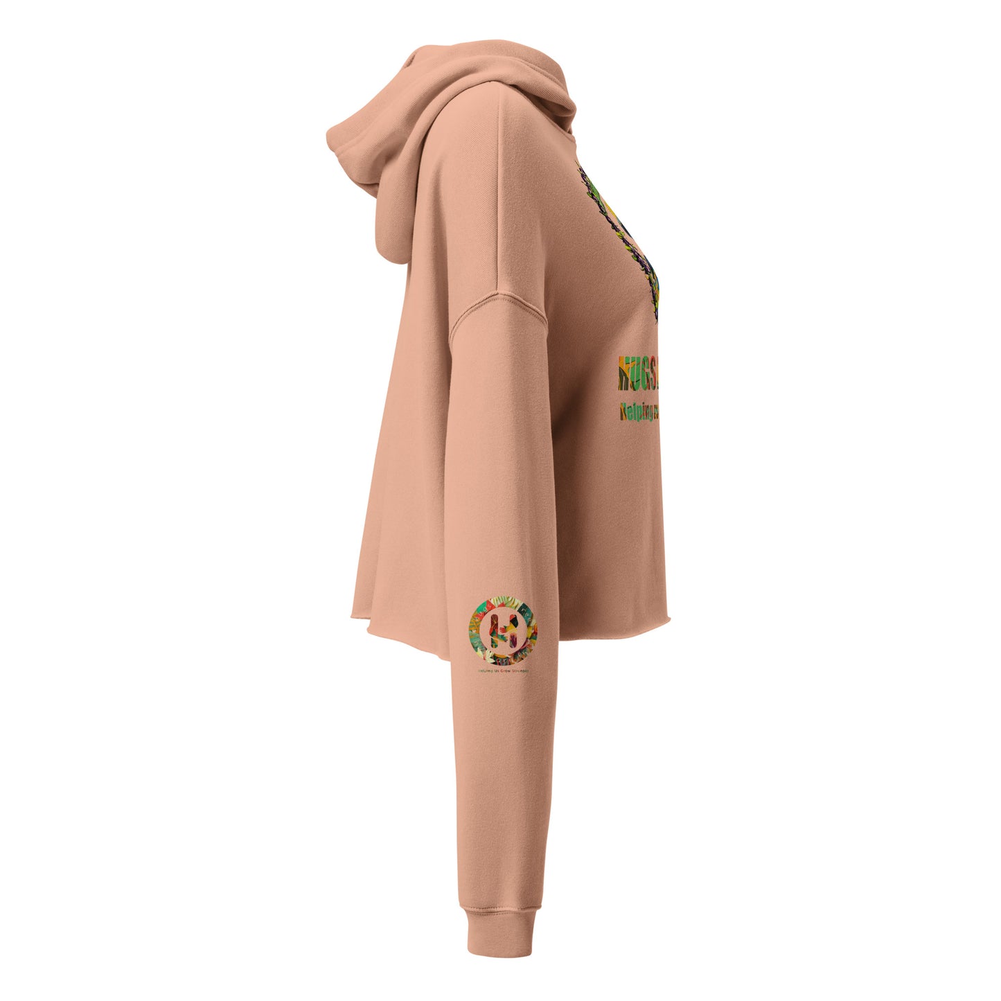 Radiance of Resilience: Women’s Crop Hoodie