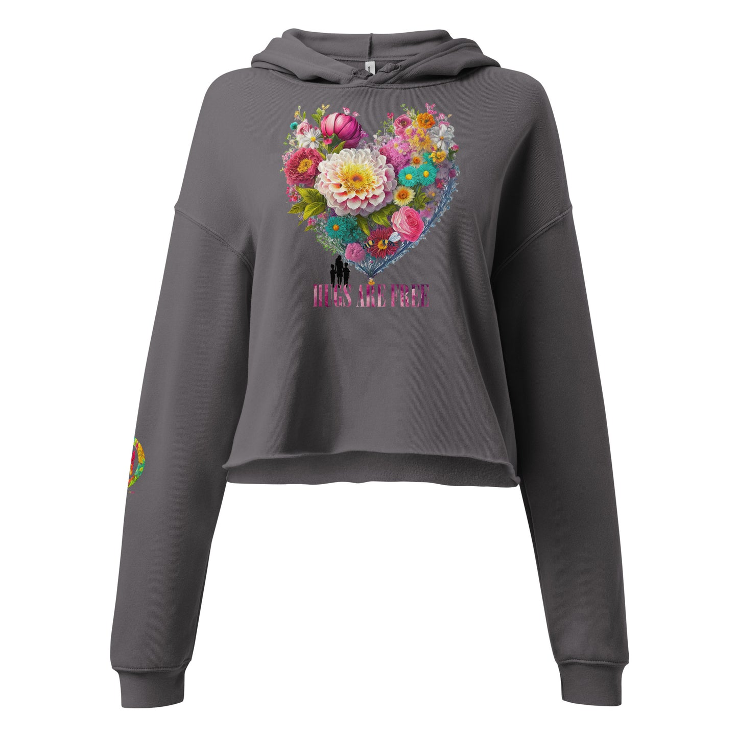 Mama Chic: Celebrating Mothers Women’s Crop Hoodie