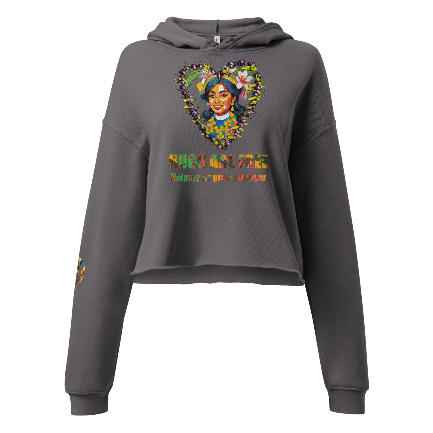 Radiance of Resilience: Women’s Crop Hoodie