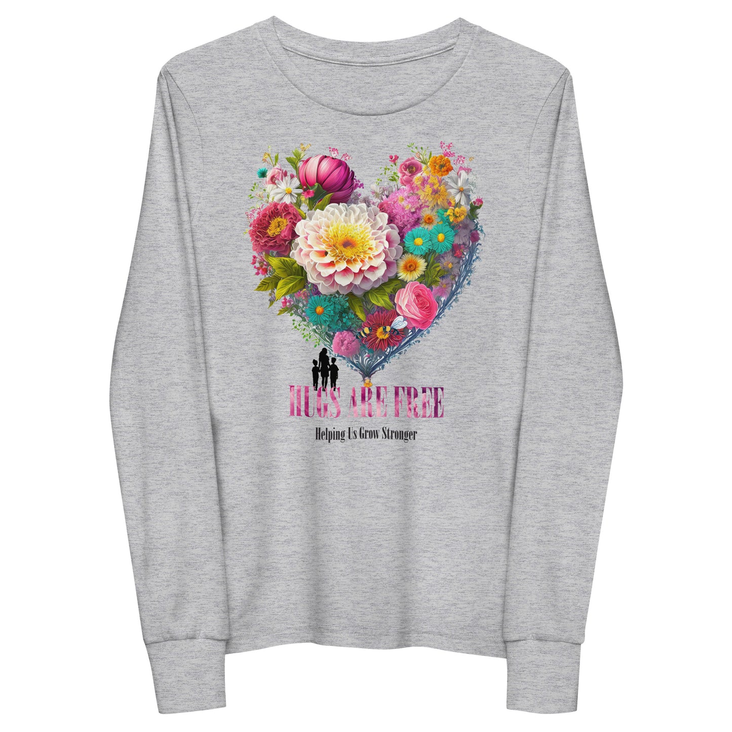 Youthful Love: Celebrating Mothers Youth Long Sleeve Tee