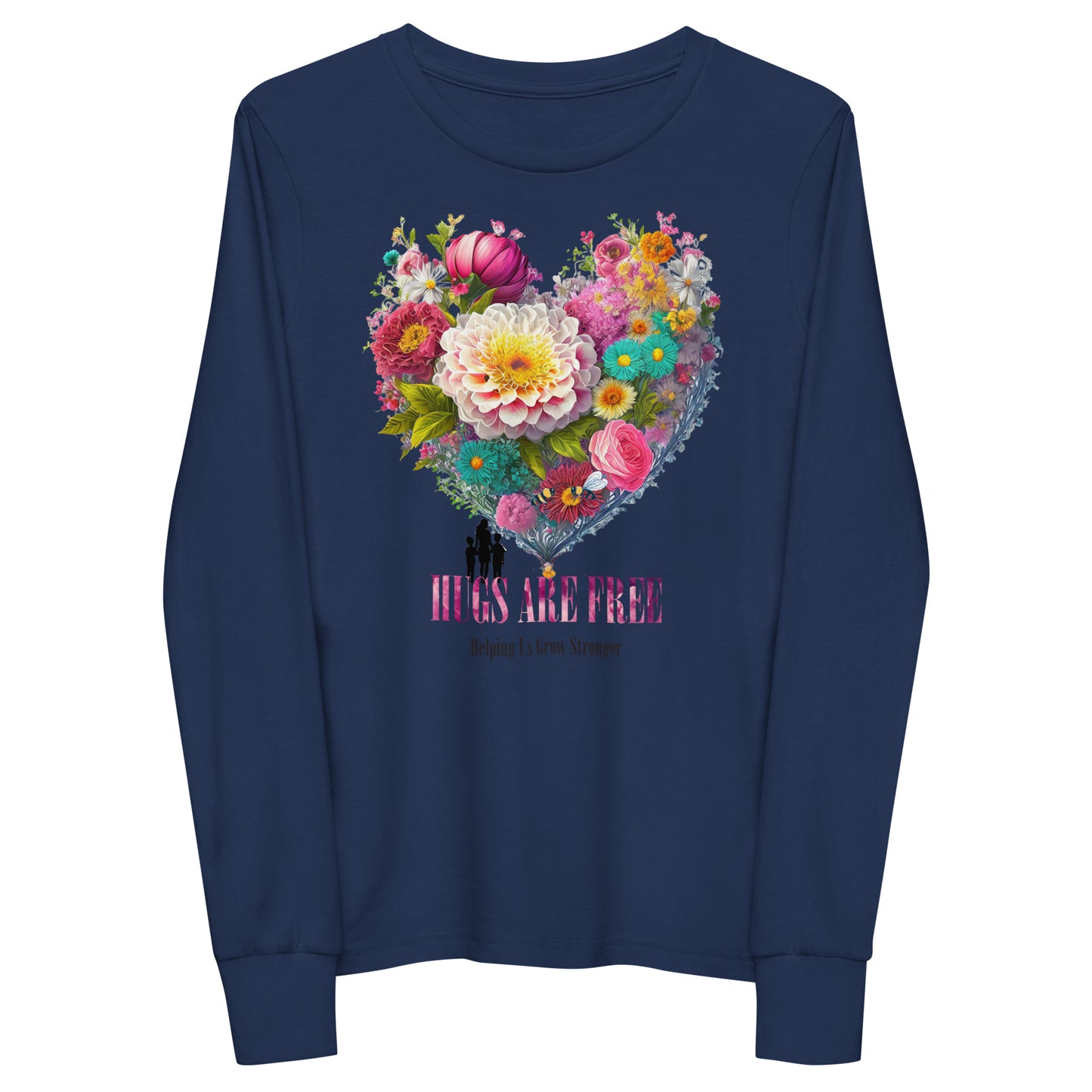 Youthful Love: Celebrating Mothers Youth Long Sleeve Tee