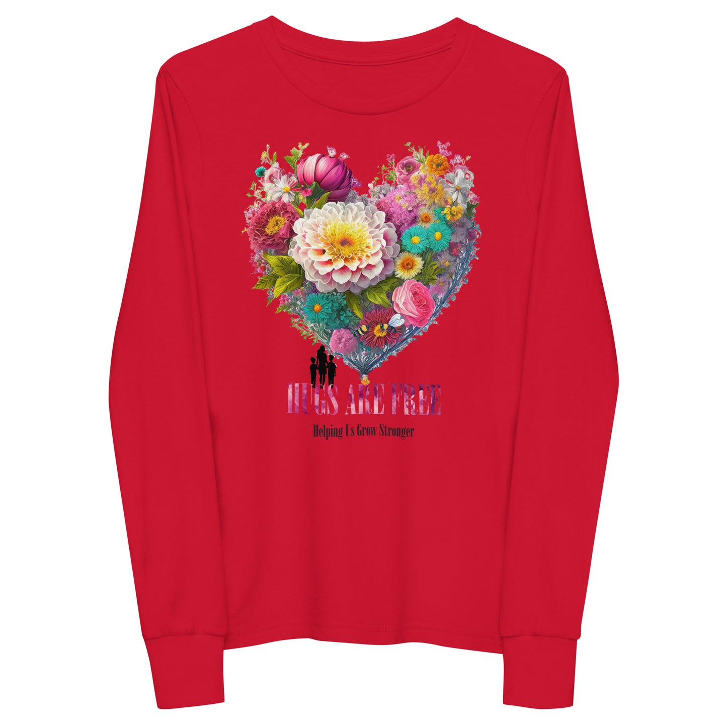 Youthful Love: Celebrating Mothers Youth Long Sleeve Tee