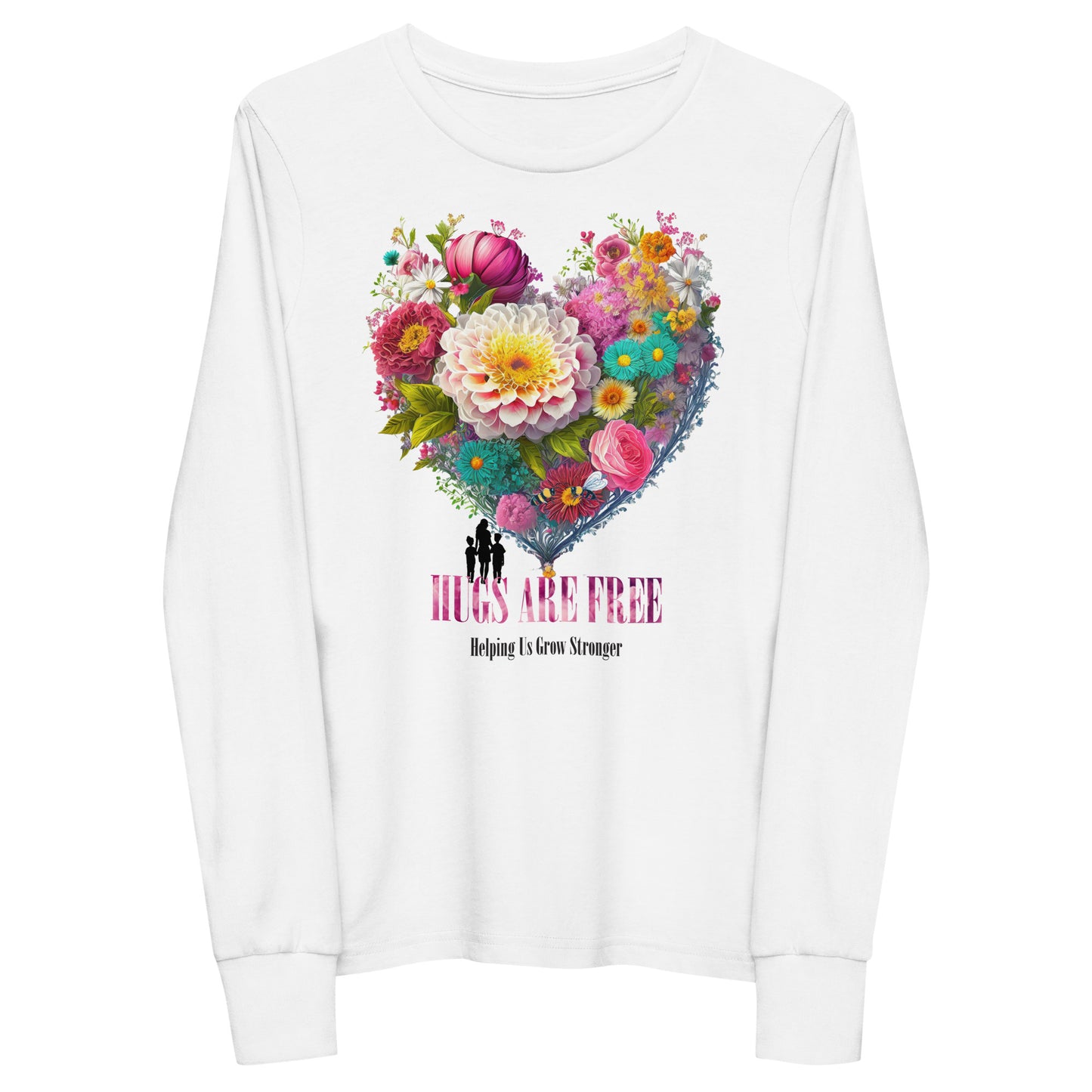 Youthful Love: Celebrating Mothers Youth Long Sleeve Tee